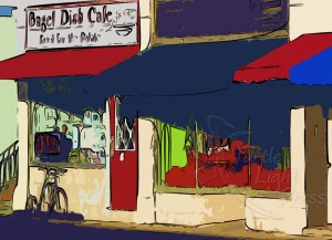 Fine Art Print | Dish Cafe in Highland Park, NJ | Bill Bonner of Turtle Light Press
