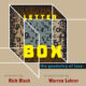 Cover image for "Letter Box - The Geometry of Loss" - a box with letters of the word grief tumbling into it.